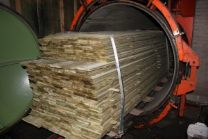Hout dompelen, volbad methode