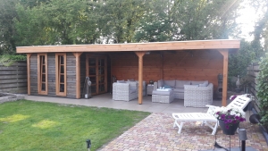 Conserveermiddel schrijven Begrijpen Tuinhuizen met platte daken | Blokhutten, scherp en sterk in maatwerk -  TuinTotaalCenter Zwolle